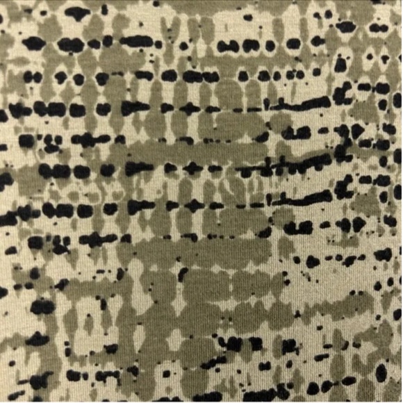 Pact Revive Organic Cotton Long Sleeve Green & Black Swing Dress Size Small Camo - Picture 6 of 6